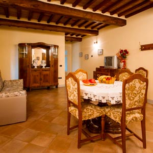 Vacation rental farmhouse apartment in Castiglion Fiorentino
